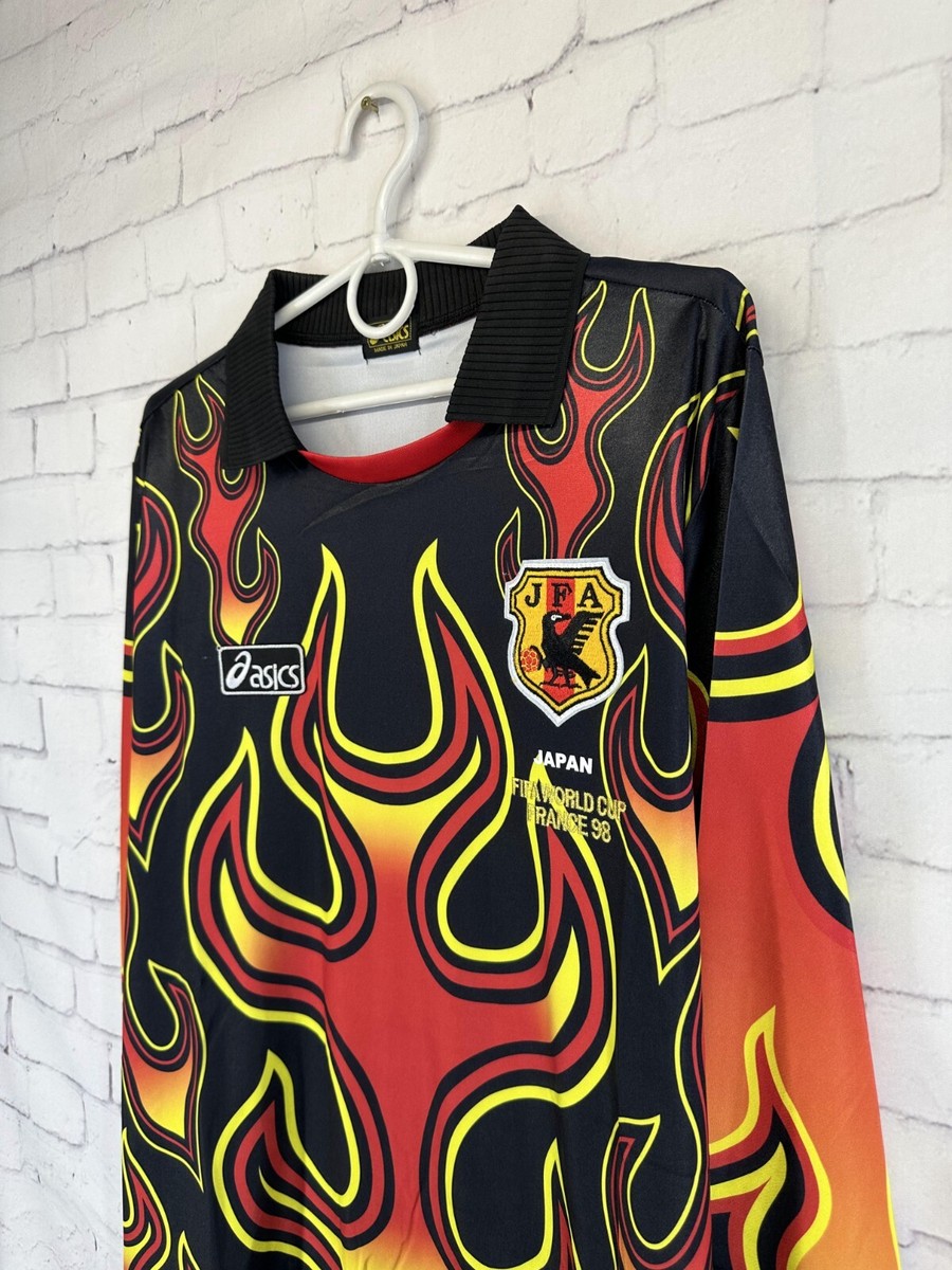 サッカー日本代表1998年 ジャージ 1998 Japan National Team Jersey Vintage Original Asics