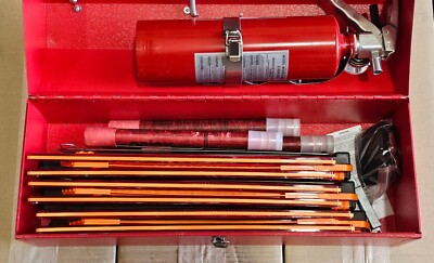 Cortina 95-04-004LG Fleet Safety Kit Fire Extinguisher RoadSide Flares D.O.T