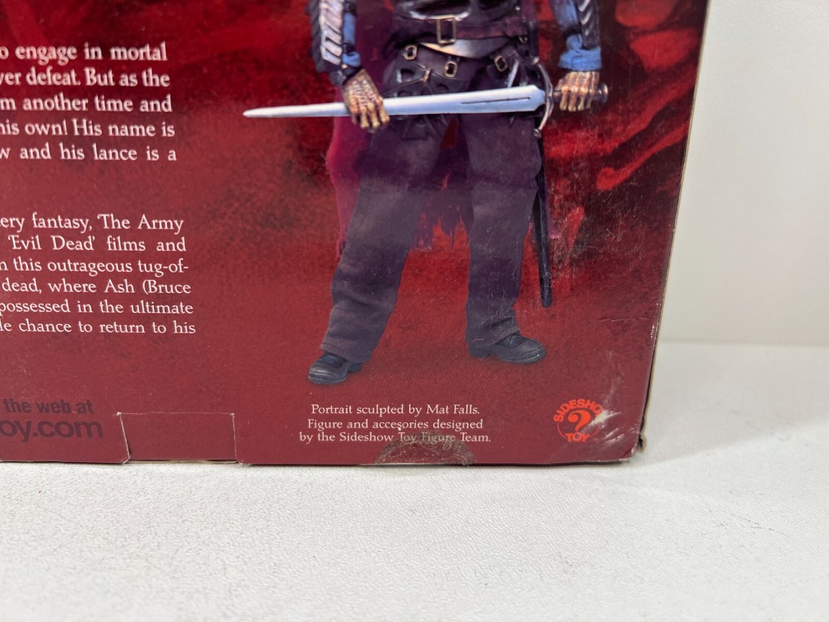 Army of Darkness Evil Dead Ash Figure 12” In Sealed Box 2002 Side