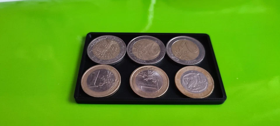 Scomparto per monete Coin Card Compatibile  I-Clip  Finitura textured pei - Bild 2 von 4