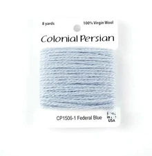 3 Ply Persian Wool "Federal Blue" #1506 Needlepoint Thread by Colonial USA Made