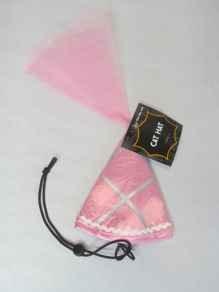 Medieval Pink Princess Teddy Bear / Doll Clothing Cat Hat Pet Halloween Costume - Image 3 of 4