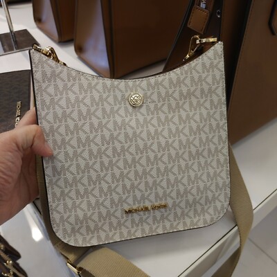 michael kors briley small pebbled leather messenger bolsa