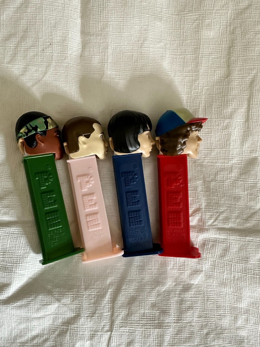 Stranger Things Pez Dispensers Eleven, Mike, Lucas, Dustin