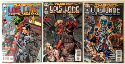 FLASHPOINT: LOIS LANE & THE RESISTANCE (2011) #1-3 COMPLETE SET LOT FULL RUN DC