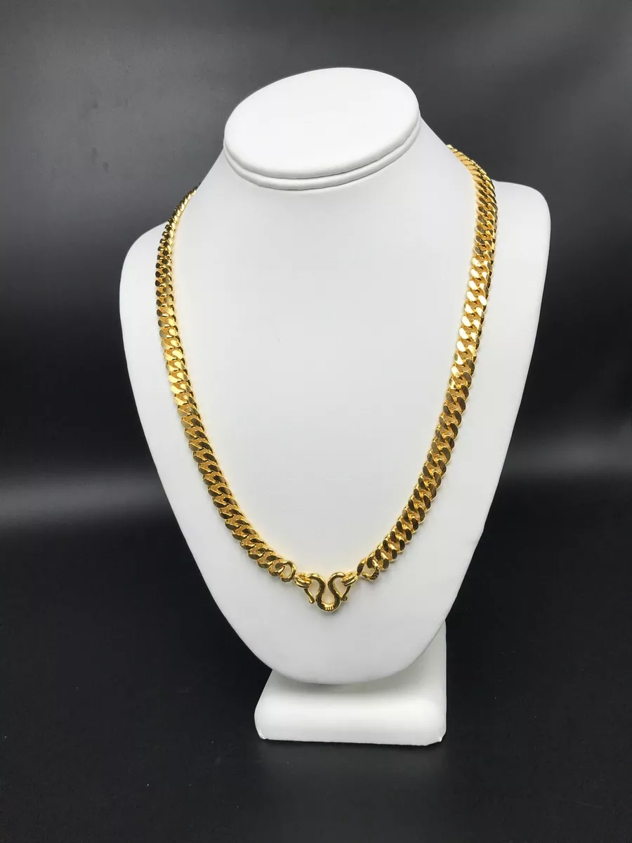 9999 24k Solid Gold Cuban Link Chain 200 Gram 26 7mm Custom