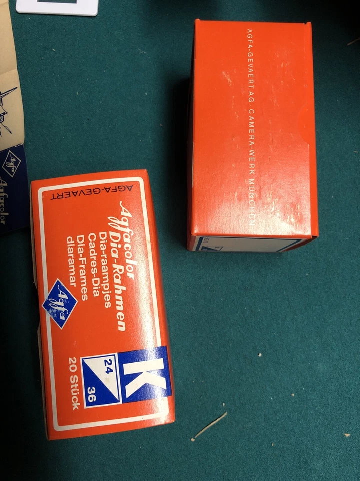 Vintage German Made Photo 20 slides with box AGFA-GEVAERT AG MUNCHEN SLIDES Foto 3 de 4