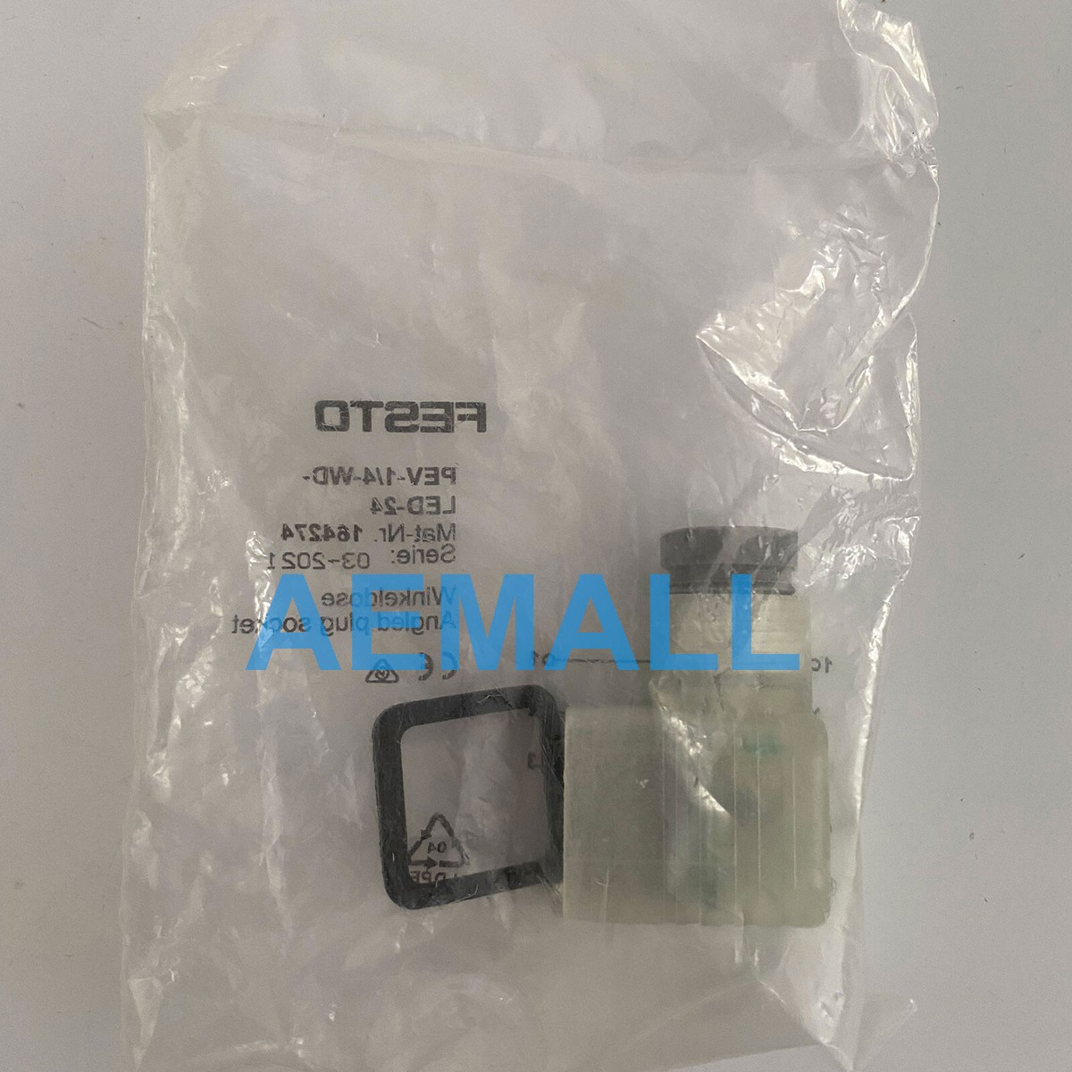 1pcs New Festo PEV-1/4-WD-LED-24 164274 Angled Plug Socket | eBay