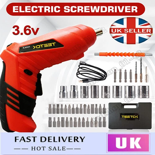 SALE ELECTRIC SCREWDRIVER COMBI MINI CORDLESS DRILL DRIVER SET