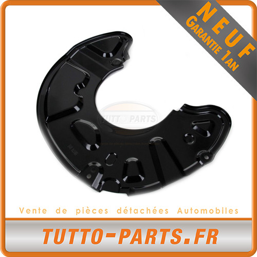 Protection disque de frein avant droit Mercedes W204 et W212 en acier réf 2044211220