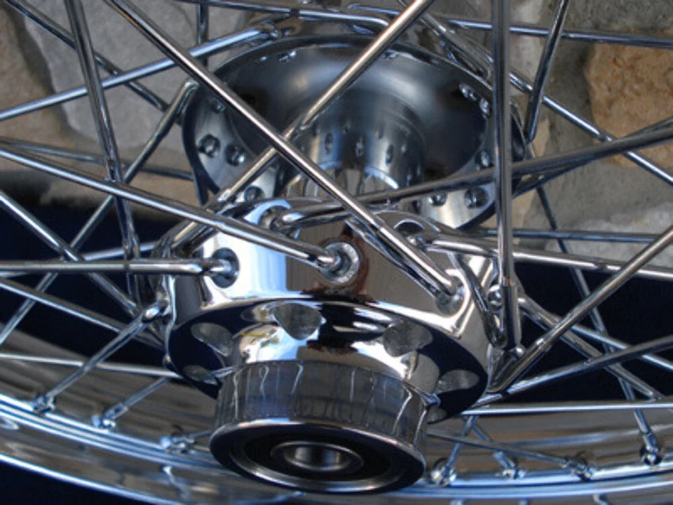 BIKE BUILDERS CALIDAD 21X2.15" 40 RADIOS DELANTERO PARA HARLEY SOFTAIL DYNA WIDE GLIDE Foto 3 de 4