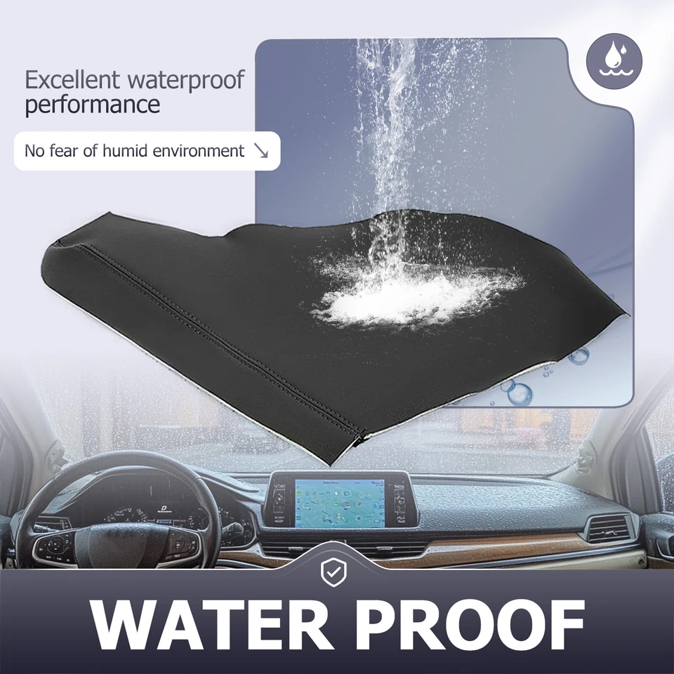 Par para paneles de puerta Honda Odyssey 2011-2016 2017 reposabrazos cubierta de vinilo tapicería gris Foto 3 de 4