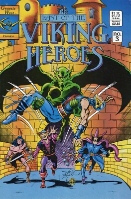 Last Of The Viking Heroes #3 (1987) Genesis West Comics