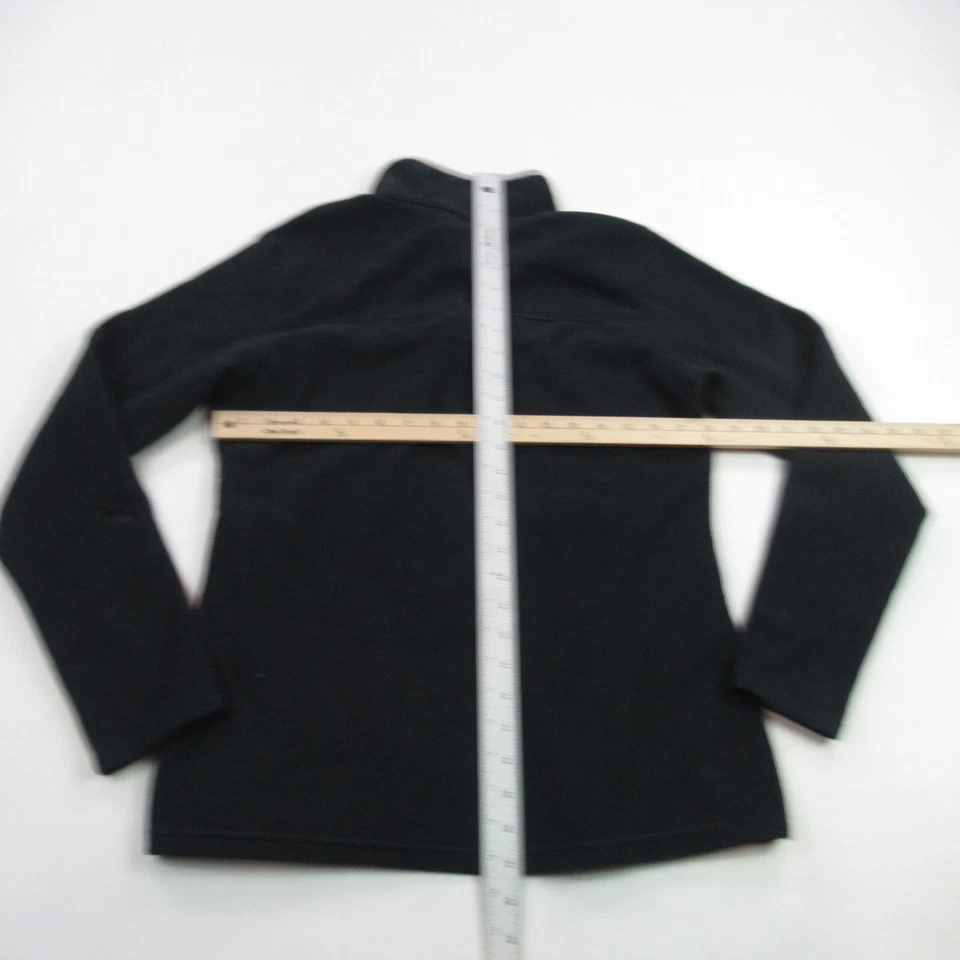 Suéter Columbia Pullover Mujer Mediano Manga Larga Negro Informal 1/4 Cremallera Exterior Foto 4 de 4