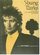 ROD STEWART "YOUNG TURKS" SHEET MUSIC-1981-EXTREMELY RARE-BRAND NEW ON SALE 
