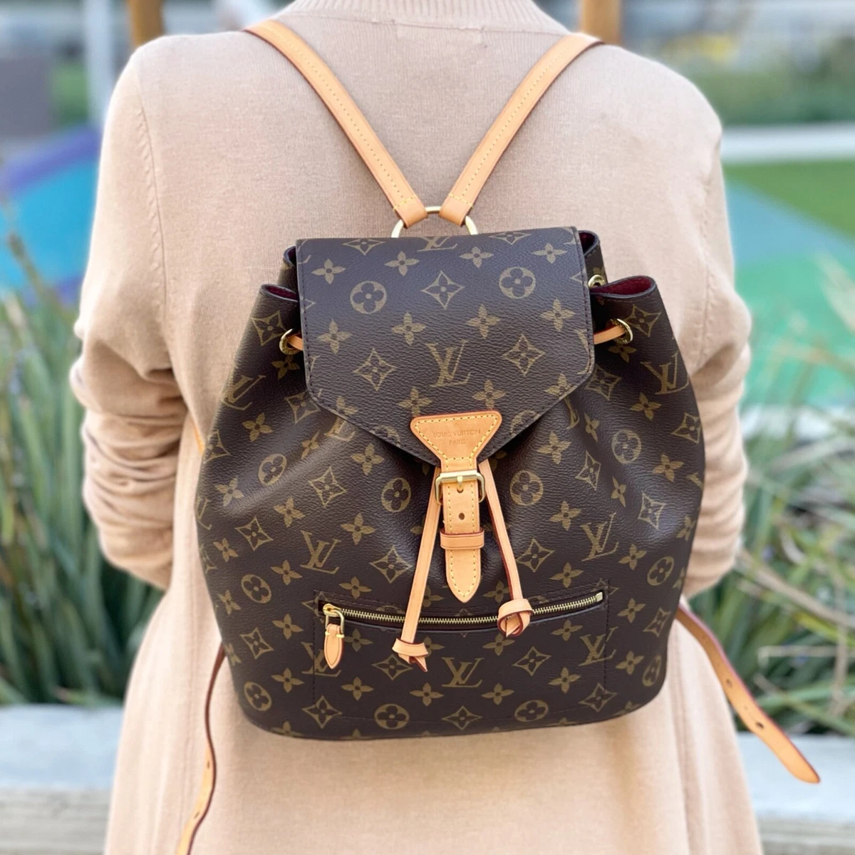 Louis Vuitton Vintage - Monogram Mini Montsouris Backpack - Brown - Canvas  and Leather Backpack - Luxury High Quality - Avvenice