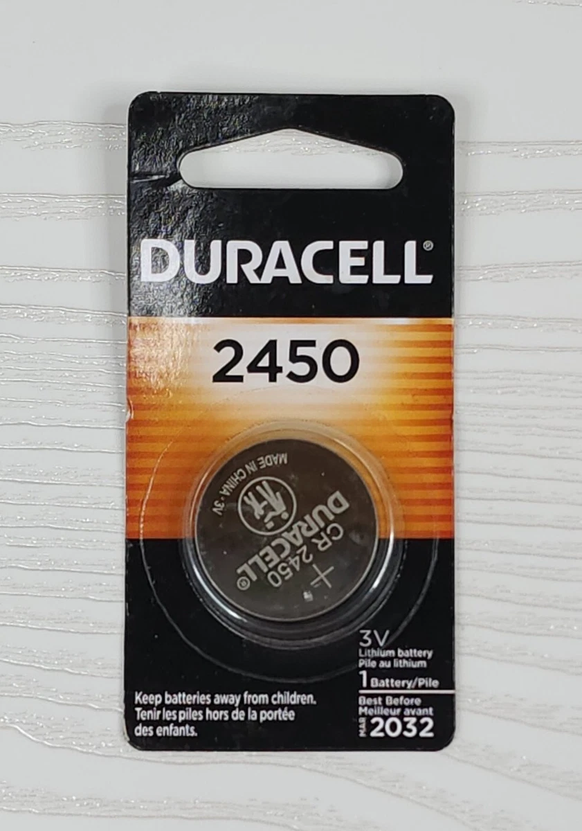 Duracell 2450 Lithium Coin Cell Battery DL2450BPK