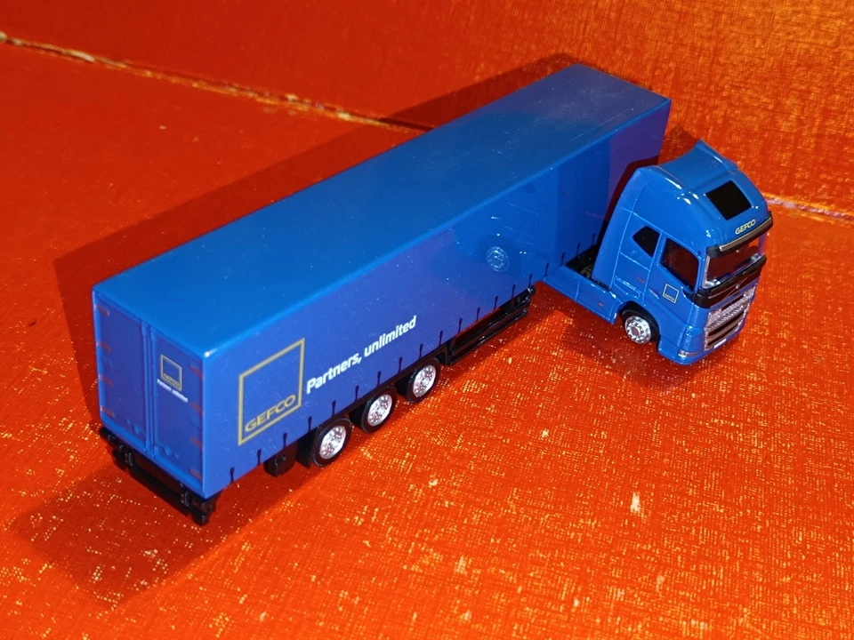 camion semi VOLVO FH 4 TAUTLINER GEFCO PARTNERS 1/87 ELIGOR - Photo 3/4