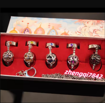 Puella Magi Madoka Grief Seed Set 10 PCs Magical Pendants Necklace
