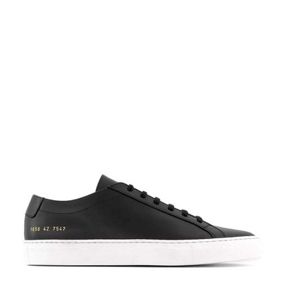 Common Projects Achilles Leather Low-Top Trainers Black / White