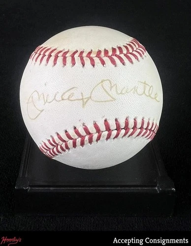 Mickey Mantle Autograph Signed Rawlings OAL Baseball AUTO JSA COA