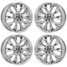 20" Ford Edge PVD Bright Chrome Wheels-C Rims Factory OEM 10046 Exchange 2015...