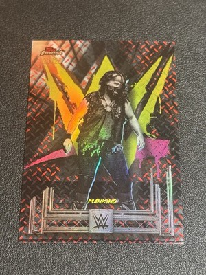 2025 Topps Finest WWE Mankind #7 Red Black Vapor Common /25