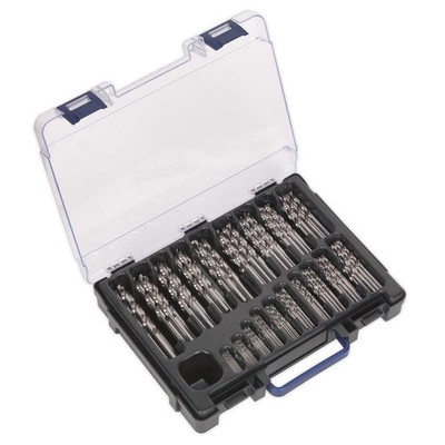 Sealey HSS Vollgeschliffenes Bohrer-Sortiment 1-10 mm 170-teilig DBS170FG
