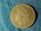 US Silver Coin-1884 O MORGAN SILVER DOLLAR