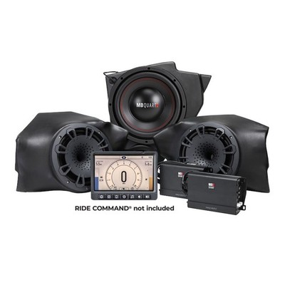 Polaris RZR 800-Watt Stage 3 Tuned System designed for Ride Command by MB Quart