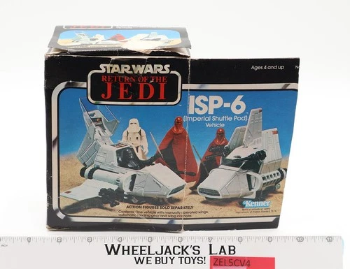 ISP-6 100% Complete W/ Box Star Wars ROTJ 1983 Vintage Kenner Action Figure