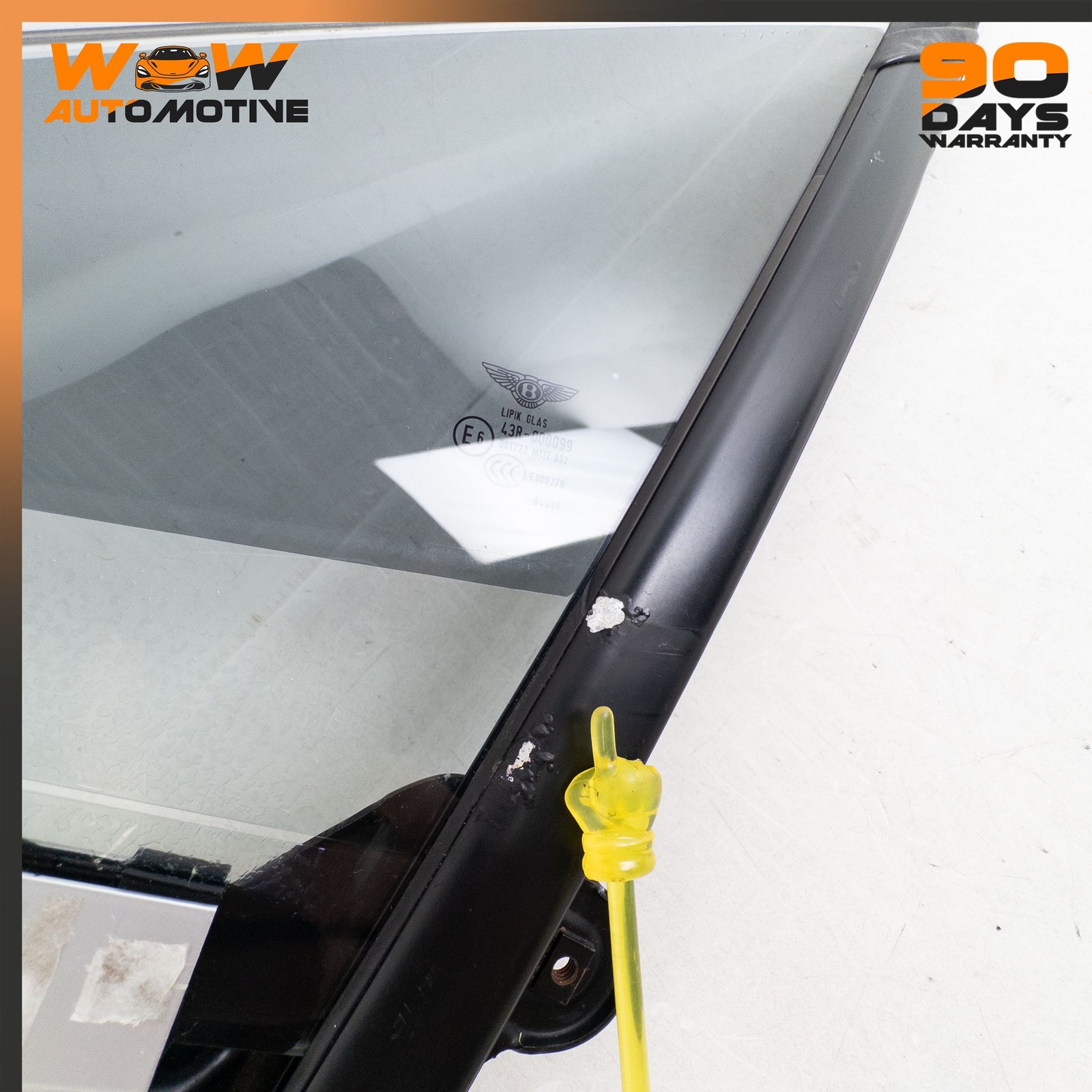 07-11 BENTLEY CONTINENTAL GTC FRONT LEFT DOOR QUARTER VENT WINDOW GLASS OEM