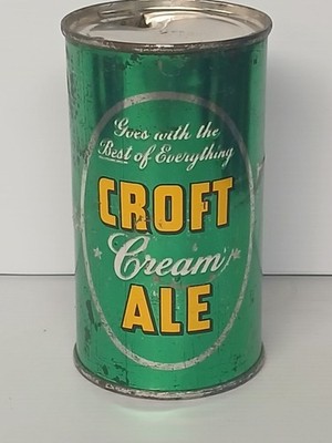 TOUGH Croft Cream Ale Flat Top~The Croft Brewing Co. NON IRTP