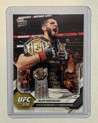 Image via eBay listing Islam Makhachev - 2026 UFC Topps NOW® - Card 28 - PR: 3700