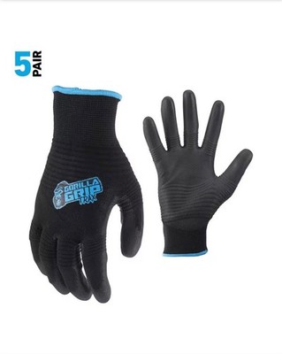GORILLA GRIP Large TRAX Extreme Grip Work Gloves (5-Pack)