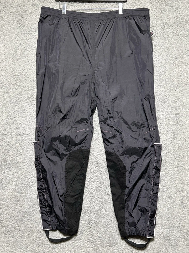Pantalones de lluvia para mujer Harley Davidson de nailon talla 2XL 43X31 negro rosa motocicleta Foto 2 de 4