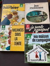 Marabout lot de 5 livres maison de campagne herbier, cuisines...