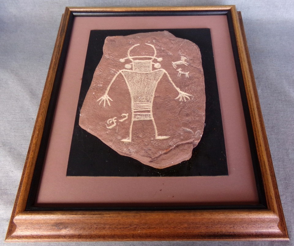 Shaman Southwest Fremont Petroglyph / Pictograph Rock Art Reproduction ...