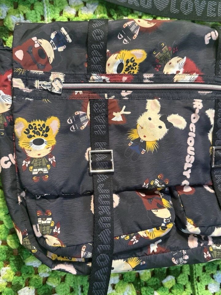 Bolso Bandolera Mensajero Harajuku Lovers Fur-ociously Lindo Personajes de Anime Y2K Foto 2 de 4
