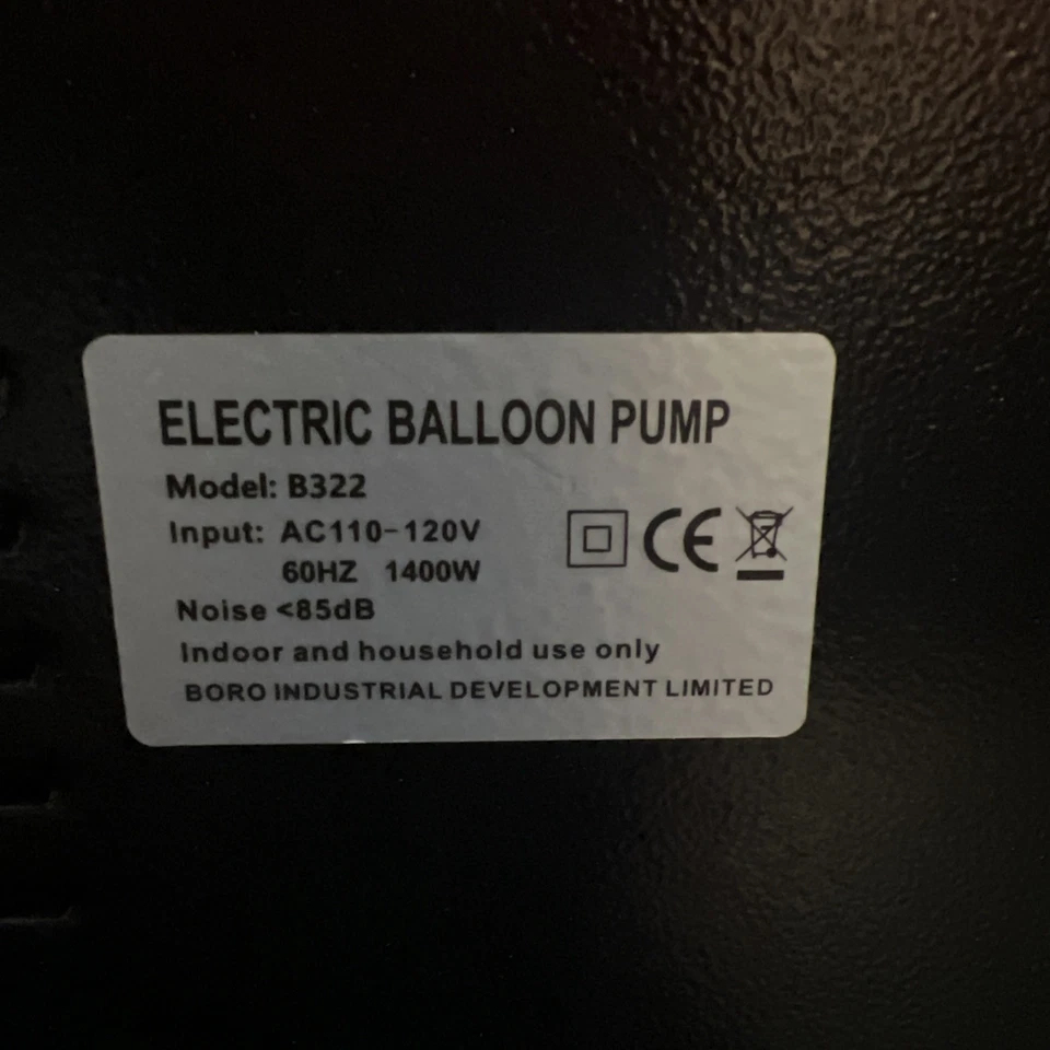 Soplador de aire eléctrico con bomba de globo Lagenda B322 para fiesta doble orificio Foto 4 de 4