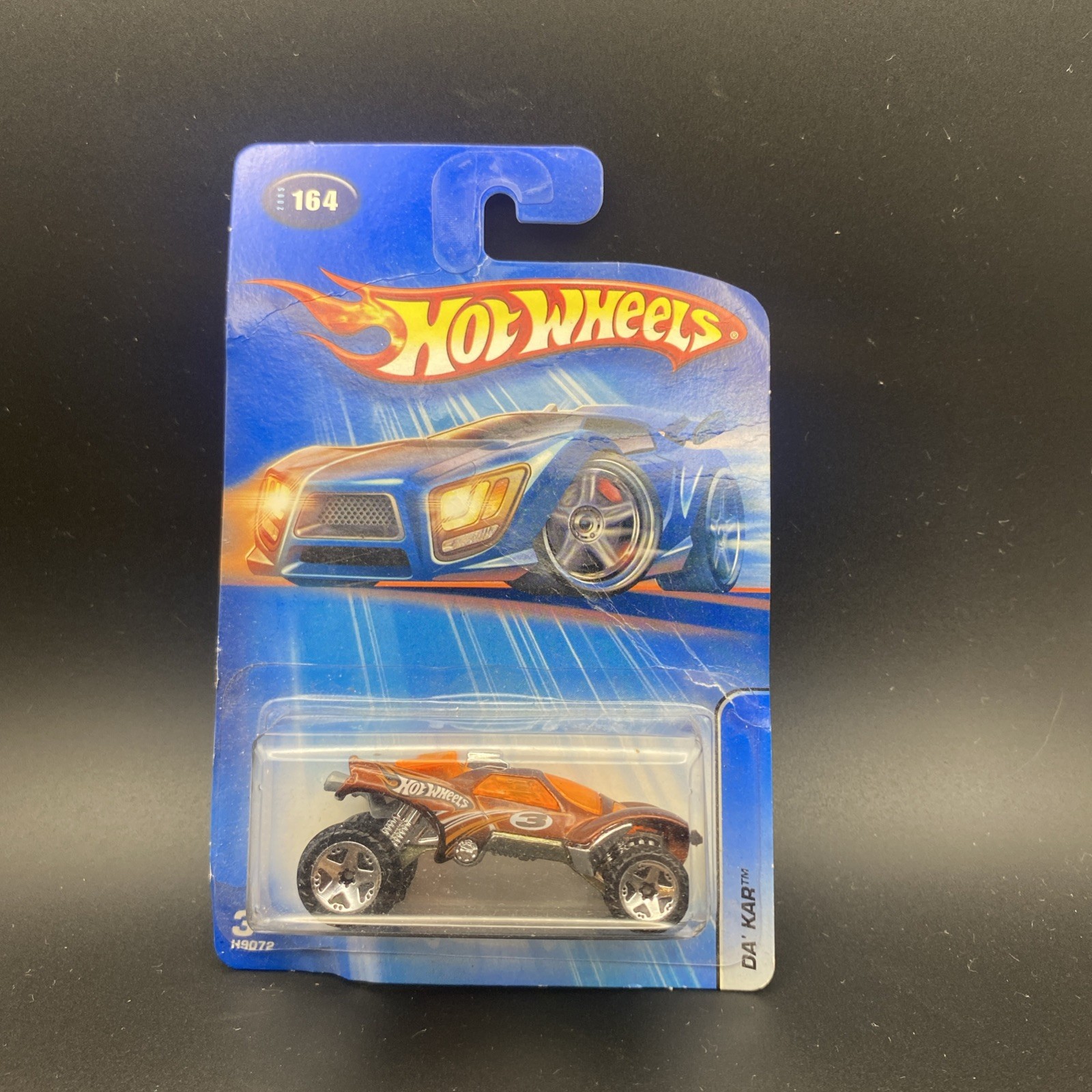 2005 Hot Wheels Da Kar #164 Blue Card Sealed Mattel