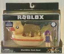Roblox Celebrity Collection SharkBite: Duck Boat Figure Set w/ Virtual Game Code