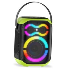 Portable Bluetooth Speakers 80W Big Powerful Wireless 11.8" 9.1" 7.7" Green