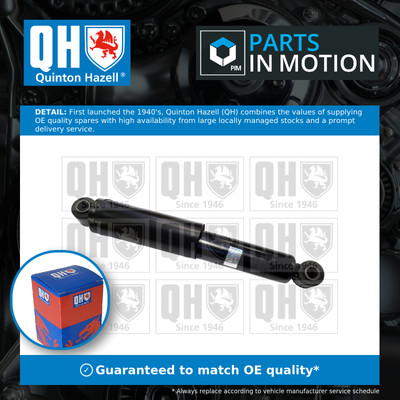 2x Shock Absorbers (Pair) fits FIAT DUCATO 250 2.0D Rear 2011 on Damper QH New