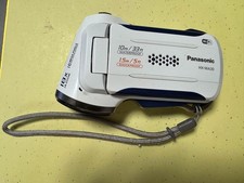 Panasonic HX-WA30 Digital Video Camera White Waterproof Used Japan Tested