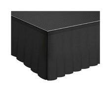 Global Truss GT Stage Deck Serge Pleated Skirt 205x20cm