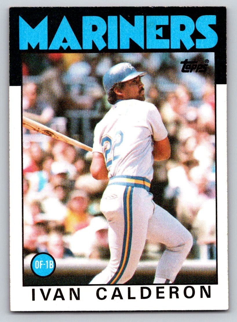 1986 Topps - Ivan Calderon #382 Collector's Edition (Tiffany) (RC)