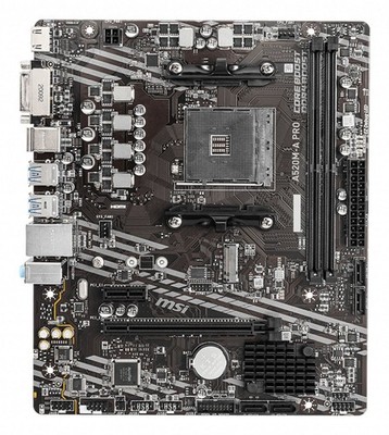 MSI A520M-A PRO - Motherboard - micro ATX - Socket AM4 - AMD A520 Chipsatz - USB