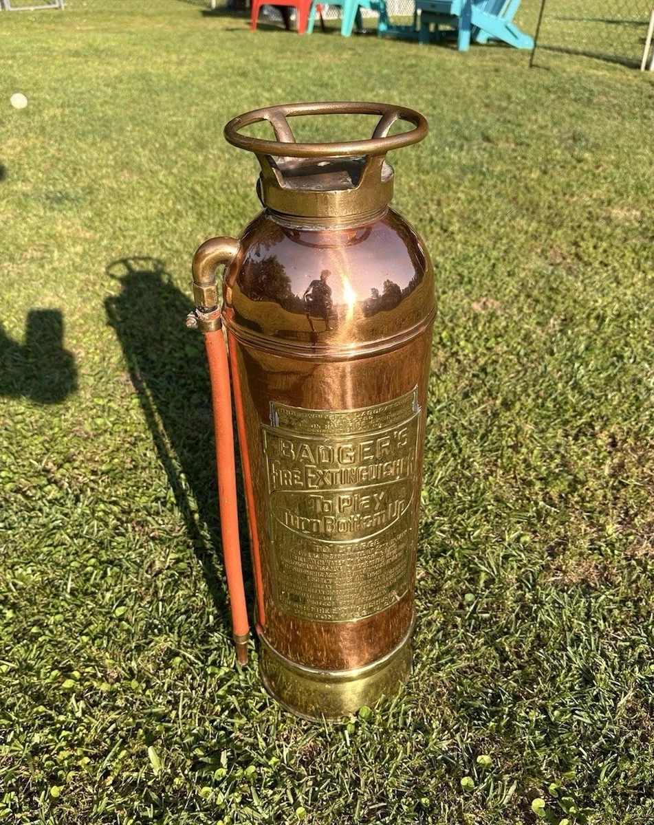 Badger Fire Extinguisher In Collectible Firefighting & Rescue