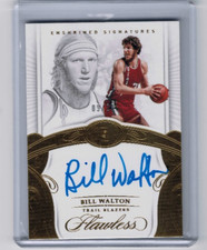 2017-18 Panini Flawless Bill Walton Enshrined Signatures Gold  Auto #'ed 09/10